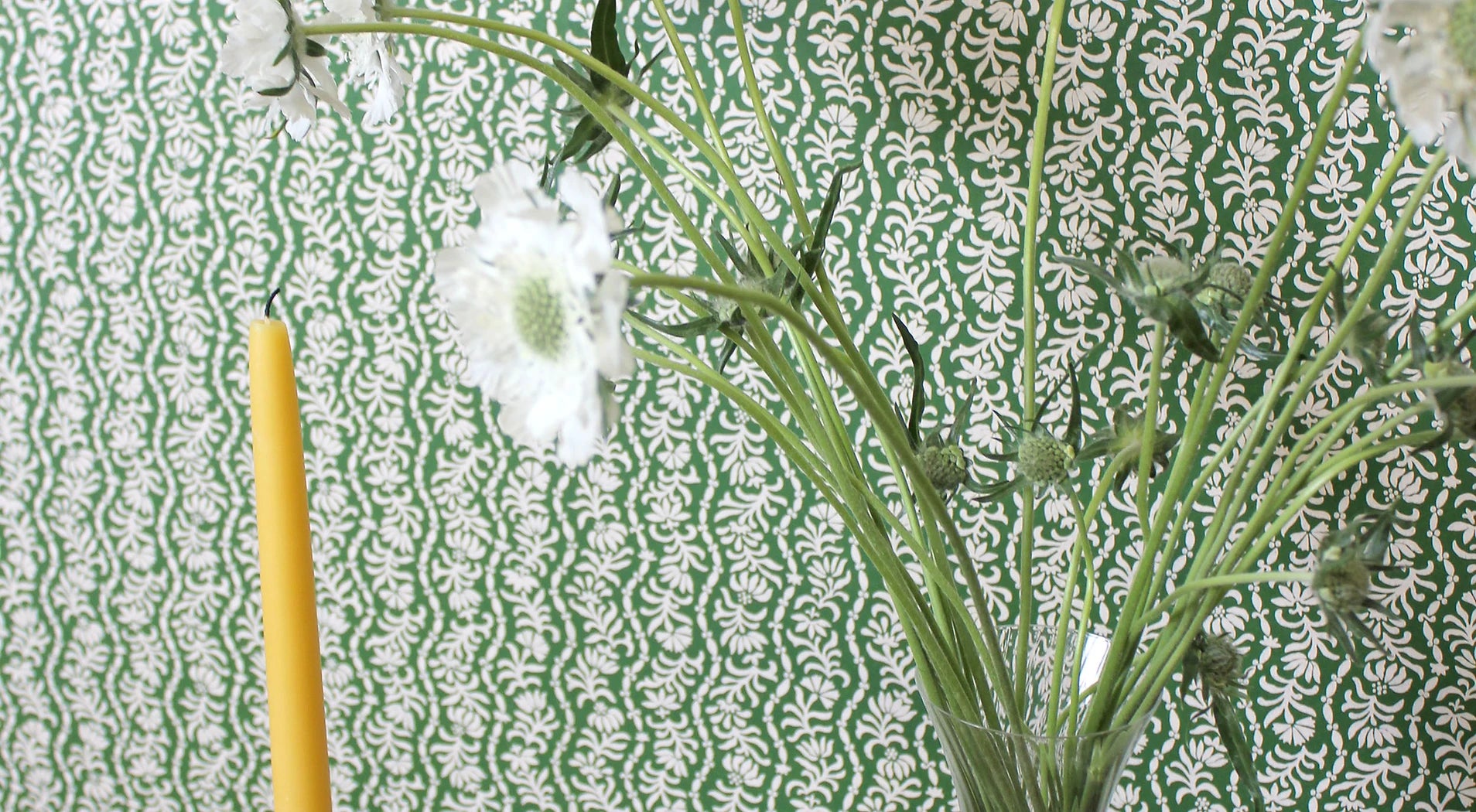 Plains by Farrow & Ball - Light Moss Green - Wallpaper : Wallpaper Direct