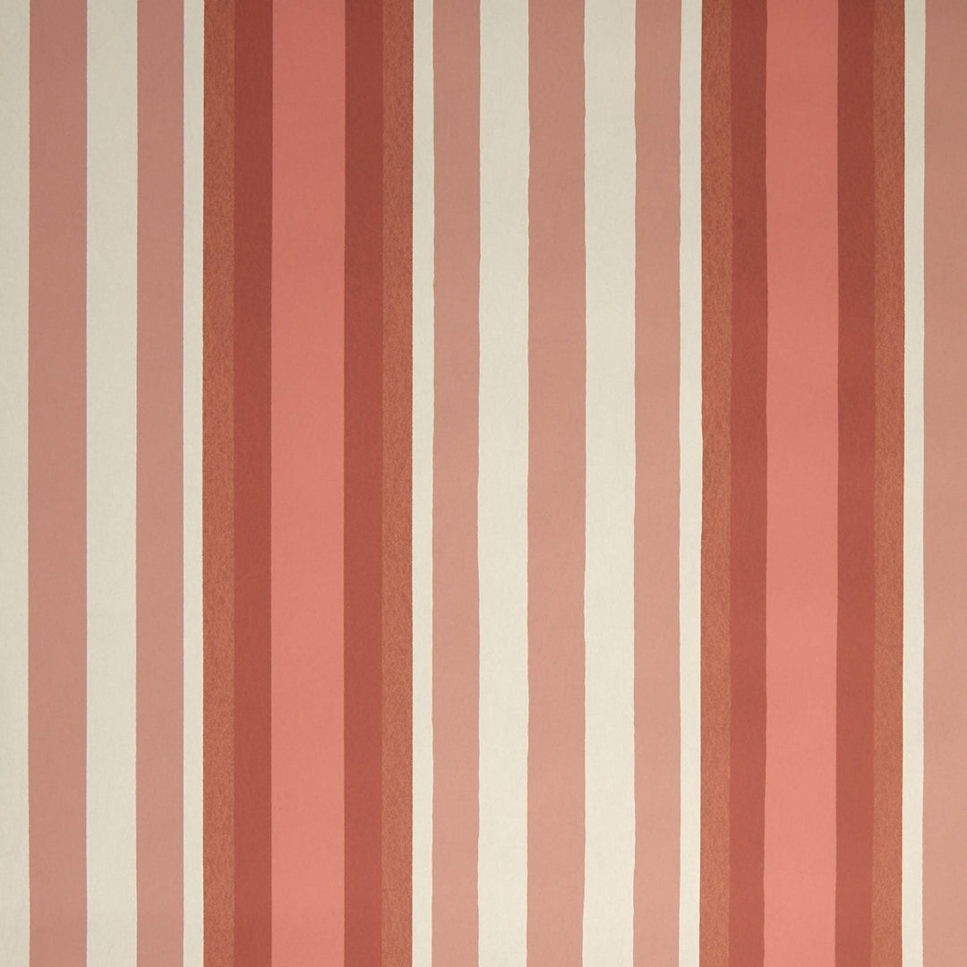 Liberty-botanical-atlas-obi-stripe-wallpaper-coral-lacquer-white-red