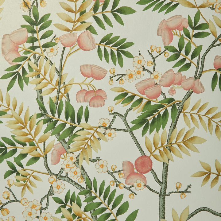 botanical-atlas-silk-tree-wallpaper-chinoiserie-design-liberty-fabrics-wallpaper-lichen-coral-green-white