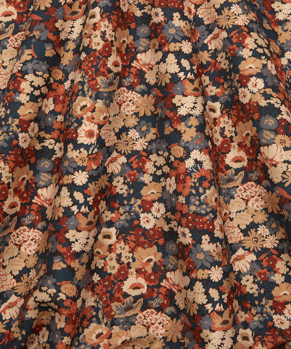 Liberty-Fabrics-House-Florals-collection-Thorpe-House-Linen-1930-small-scale-floral-classic-libert-textile-Madder-blue-red-stone-08792301E