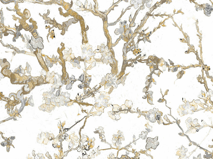 Van Gogh Wallpaper - Almond Blossom Snow White