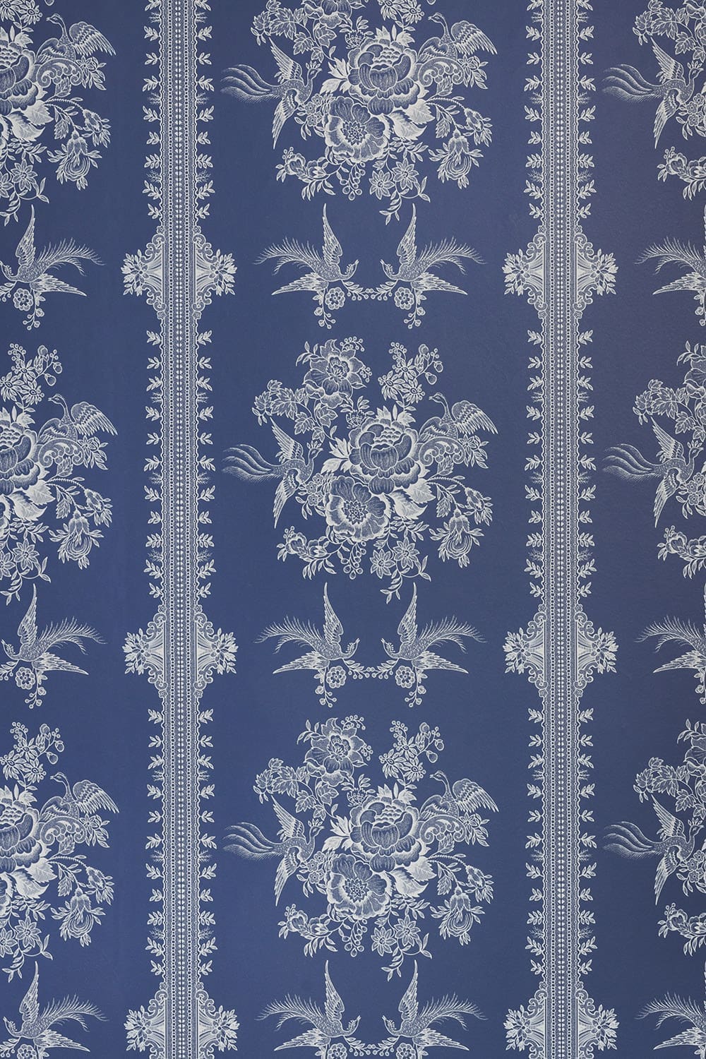 barneby-gates-wallpaper-made-in-england-uk-british-print-design-navy-blue-stripe-pheasants-flowers-asiatic-classical-traditonal-design