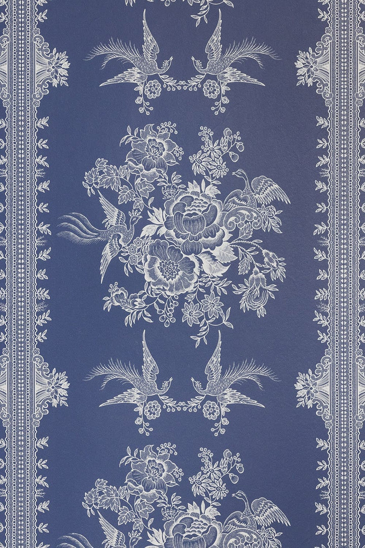 barneby-gates-wallpaper-made-in-england-uk-british-print-design-navy-blue-stripe-pheasants-flowers-asiatic-classical-traditonal-design