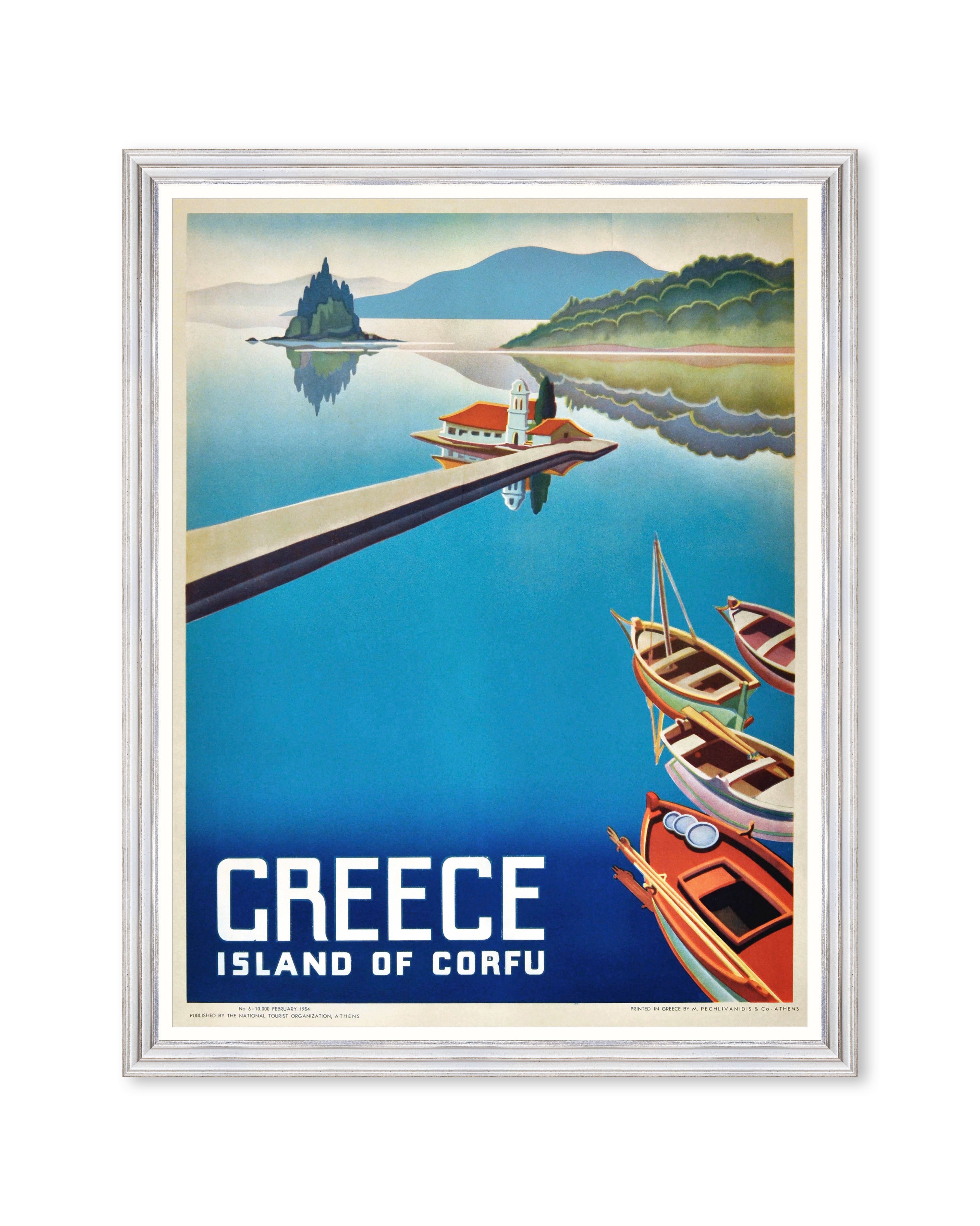 MindTheGap Island of Corfu Framed Art | The Design Yard