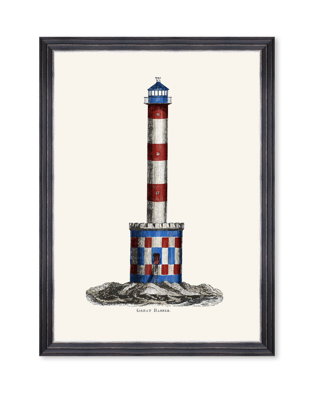 mind-the-gap-lighthouse-illustrations-framed-art-print