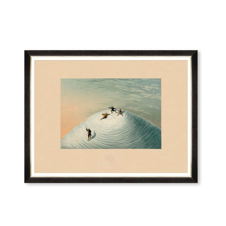 mind-the-gap-ascent-of-mont-blanc-framed-art-print-poster