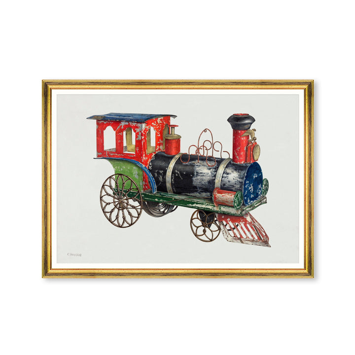 mind-the-gap-toy-coach-dorothy-brennan-illustration-framed-art