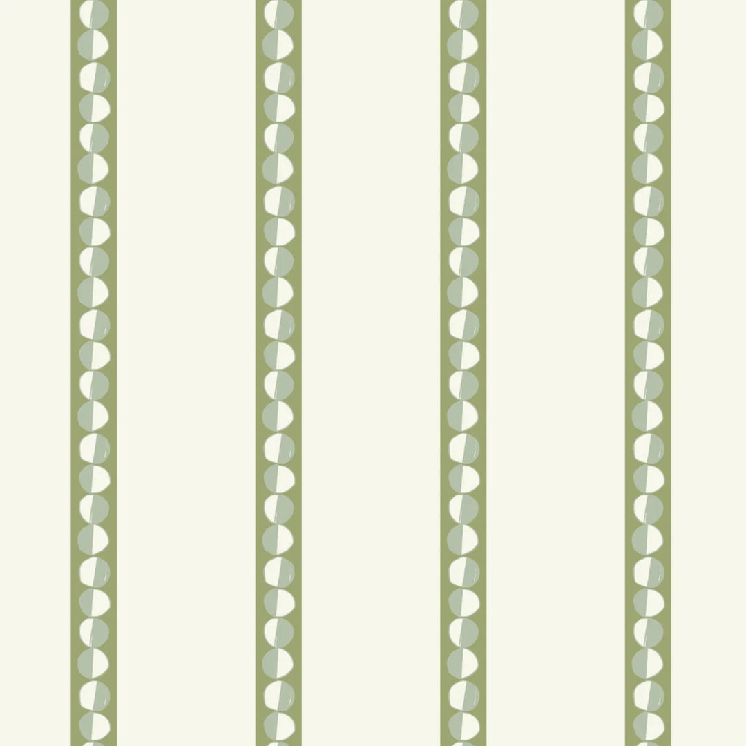 Annika-Reed-Wallpaper-The-Circus-Striped-wallpaper-Big-Top-Green-stripes-white-background-playful-British_wallpaper-designer-range-