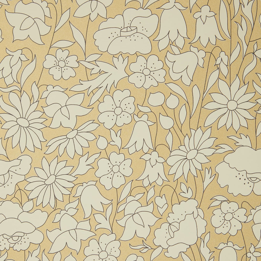 liberty-fabrics-wallpaper-poppy-meadow-pewter-gold-ditsy-print-metallic-daisy-print-floribuna-collection-heritage-collection