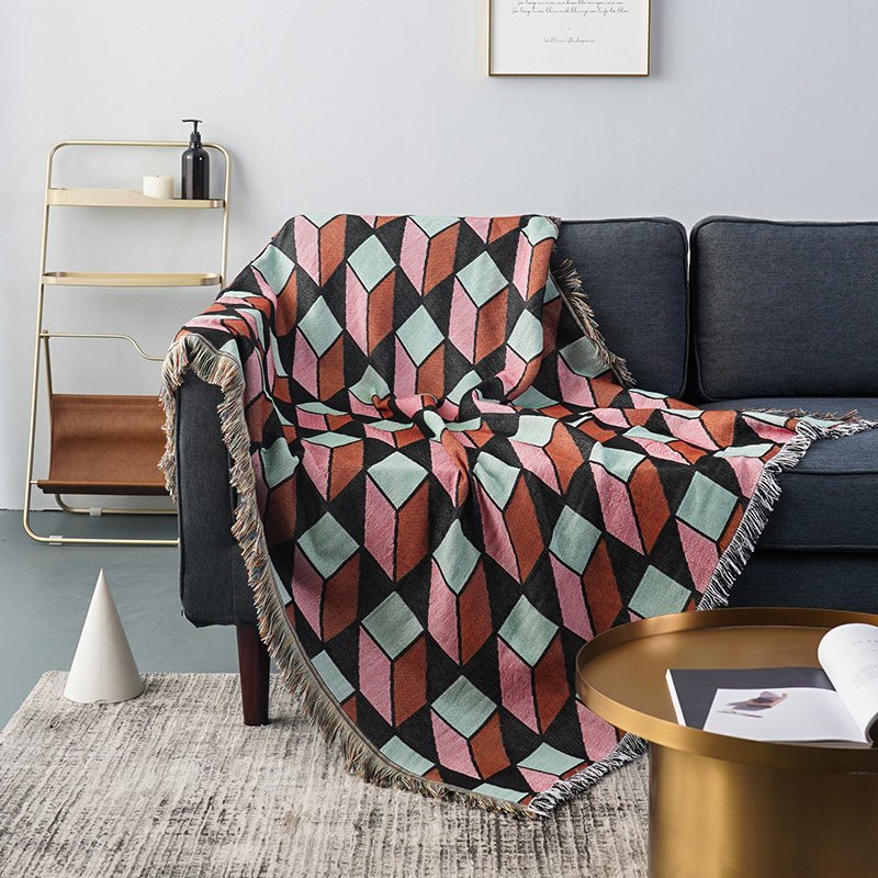 Stray Studio jacquard Blankets and Throws Echo | The Design Yard