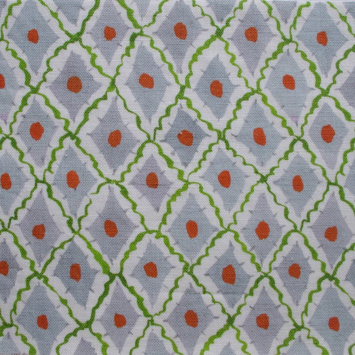 Lowri-textiles-fabric-diamonds-harlequin-pattern-red-blue-green-ditsy-sweet-repeat-block-printed-cotton-linen-british-made-printed-jo-faulkner