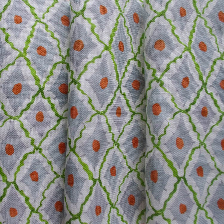 Lowri-textiles-fabric-diamonds-harlequin-pattern-red-blue-green-ditsy-sweet-repeat-block-printed-cotton-linen-british-made-printed-jo-faulkner