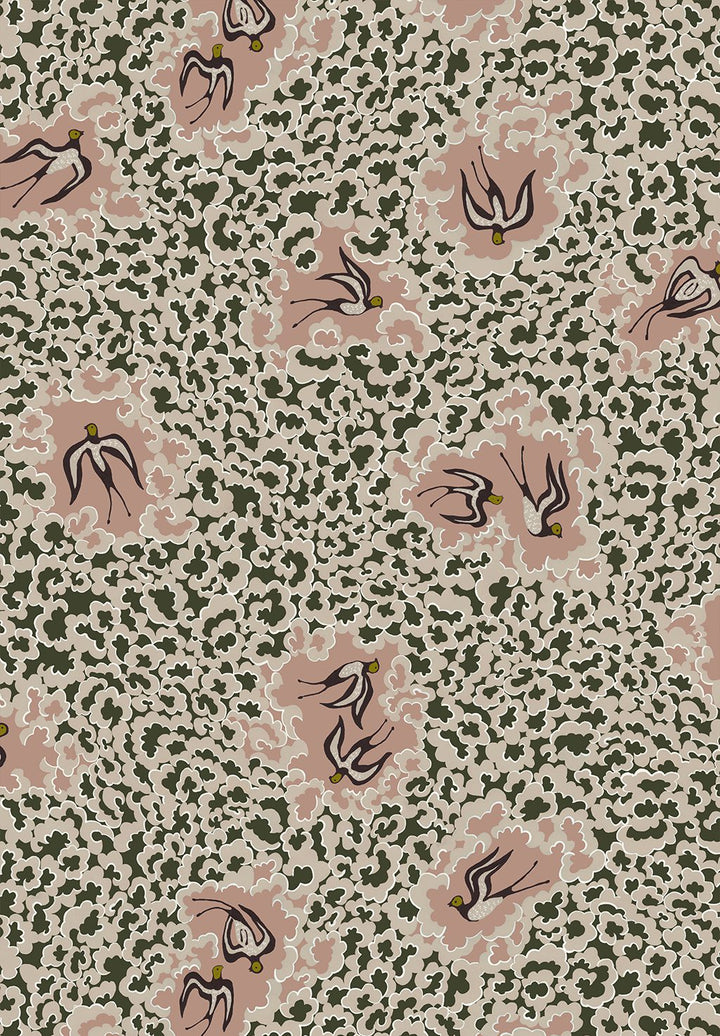 Beas-swallows-wallpaper-josephine-munsey-chaingate-green-and-ham-pink