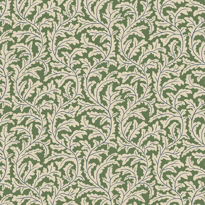 Frond Ogee Wallpaper - Sepia