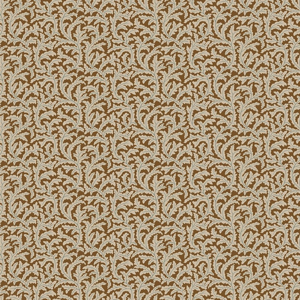 Josephine-munsey-wallpaper-Frond-ogee-oak-leaf-pattern-trailing-repeat-wallpaper-natural-print-hand-painted-cottage-country-pattern-sepia