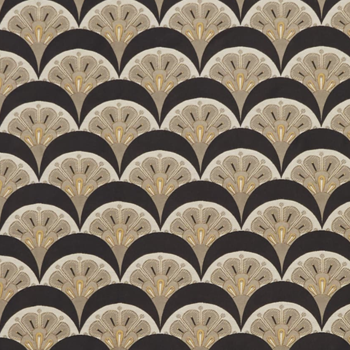 Liberty-fabrics-deco-scallop-multi-jacquard-fabric-lacquer-japenese-fan-inspired-design-the-modern-collector-collection-pewter-art-deco