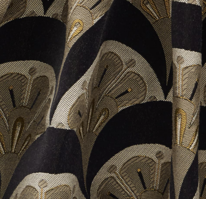 Liberty-fabrics-deco-scallop-multi-jacquard-fabric-lacquer-japenese-fan-inspired-design-the-modern-collector-collection-pewter-art-deco