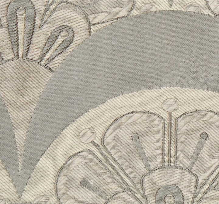 Liberty-fabrics-deco-scallop-multi-jacquard-fabric-lacquer-japenese-fan-inspired-design-the-modern-collector-collection-pewter-art-deco