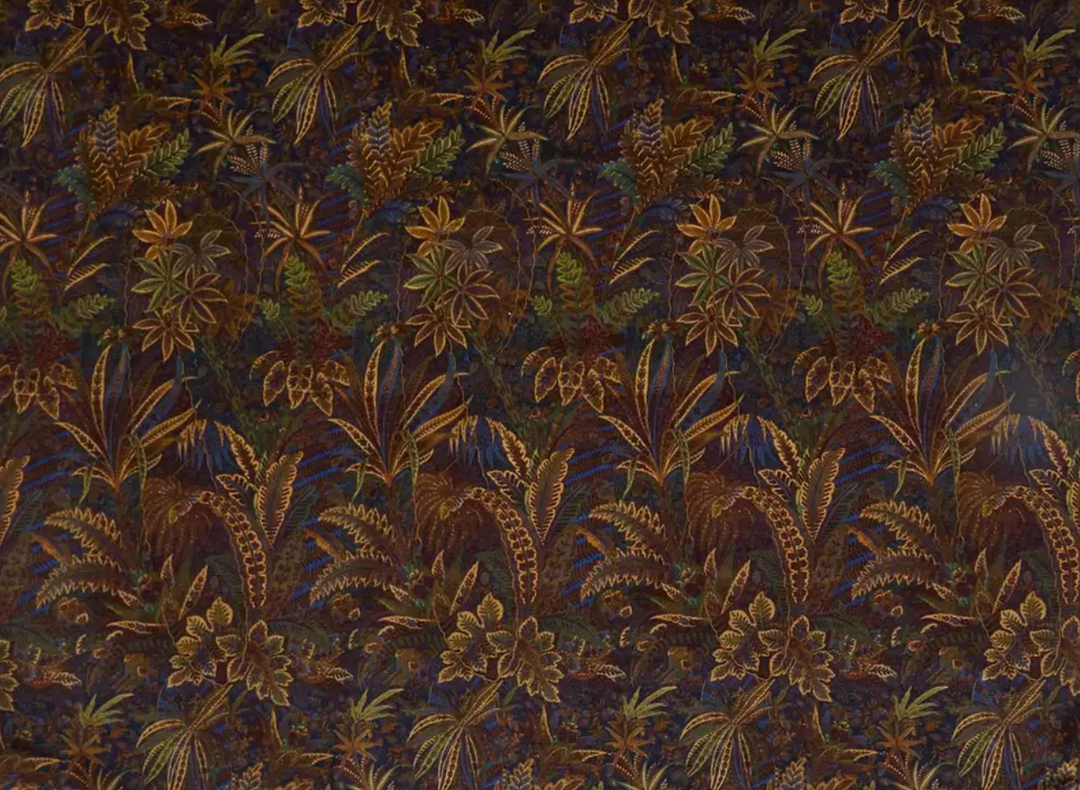 Liberty-fabrics-interiors-shand-voyage-vintage-velvet-autumn-winter-leaves-rich-colours-blue-reds-orange