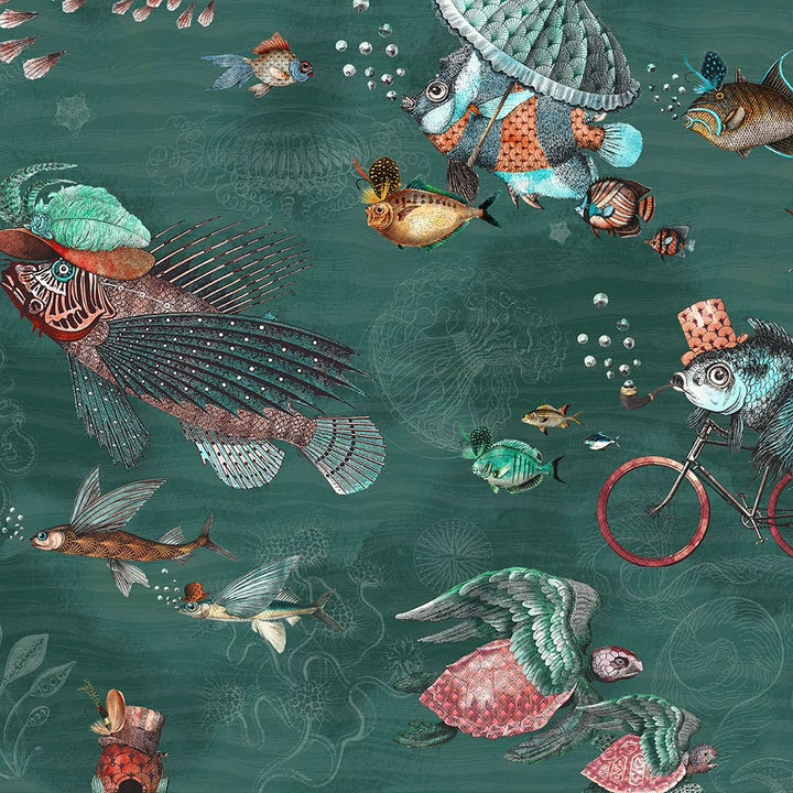 brand-mckenzie-sea-life-fish-whimsical-art-deco-print-design-sea-world-illustrative-story-telling-wallpaper