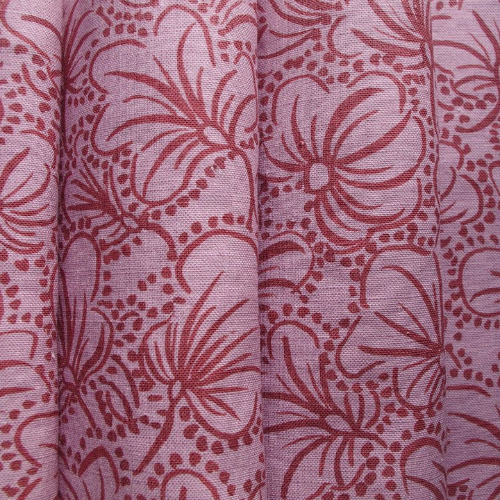 Lowri-textiles-violas-plum-ditsy-print-floral-flower-print-lilac-plum-combo-printed-linen-cotton-british-fabric-textiles