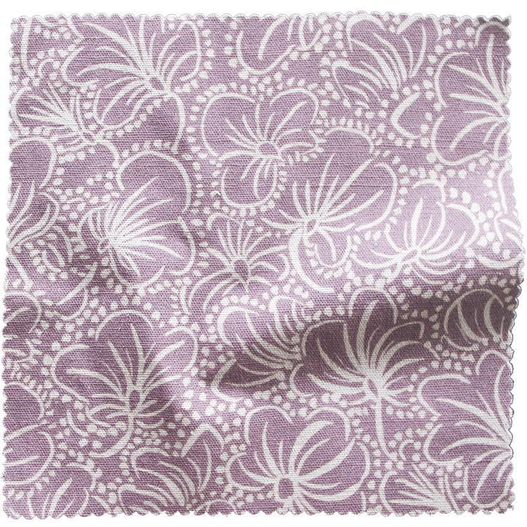 Lowri Textiles Violas Lilac | The Design Yard