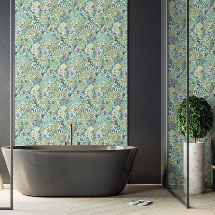 Alpine Landscape Wallpaper Green Multi Brand McKenzie|The Design Yard