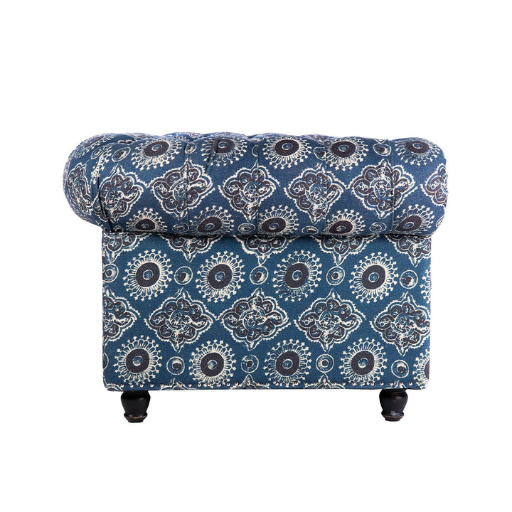 MTG FURNITURE -  WINSTON TUFTED SOFA AJRAK linen