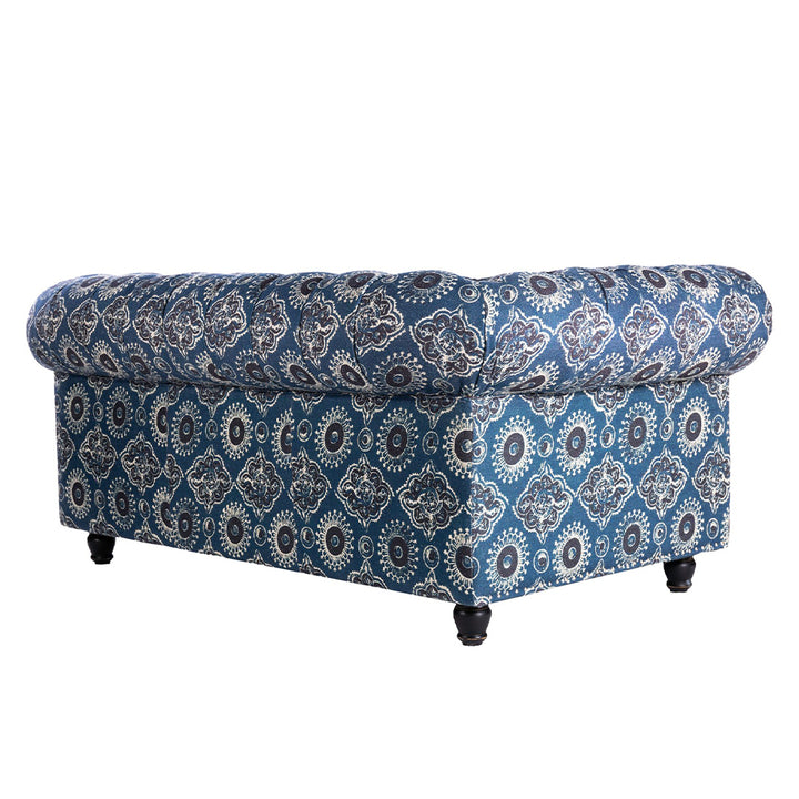 MTG FURNITURE -  WINSTON TUFTED SOFA AJRAK linen