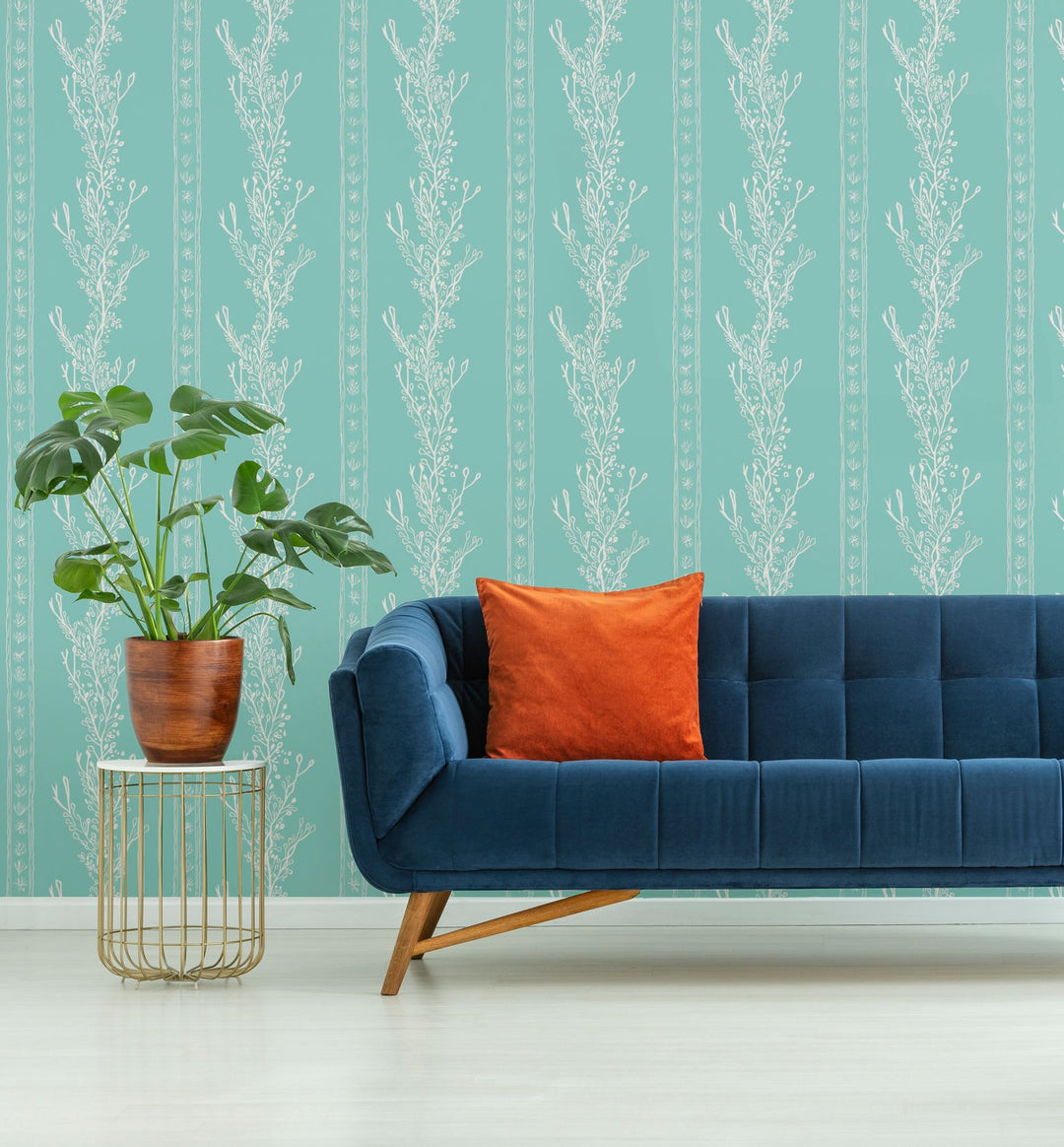 annika-reed-studio-seaweed-kelp-gatty-wallpaper-sea-glass-green-hand-block-printed-british-designer