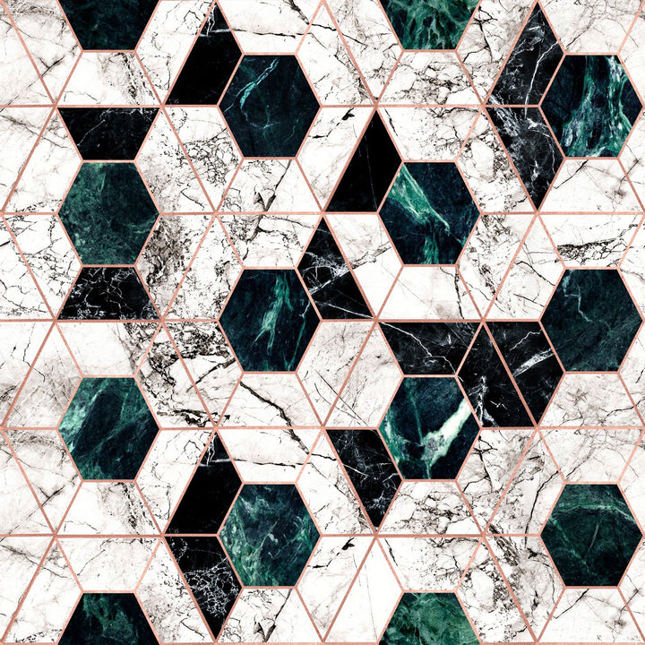 mind-the-gap-hexa-jade-wallpaper-manhattan-metallic-collection-geometrics-marble-textured-statement-maximalist-interior