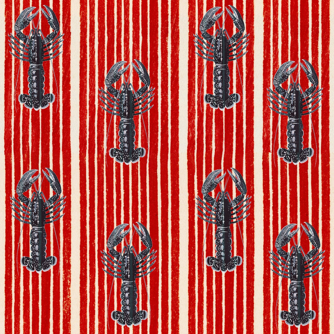 mind-the-gap-mediterranean-lobsters-grey-red-white-blue-wallpaper-sundance-villa-complementary-collection-novelty-large-scale-stripes-sea-side-holiday-maximalist-statement-interior