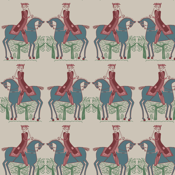 Annika-Reed-Redcoat-stone-artisan-printed-wallpaper-ARRC01-horses-printed-