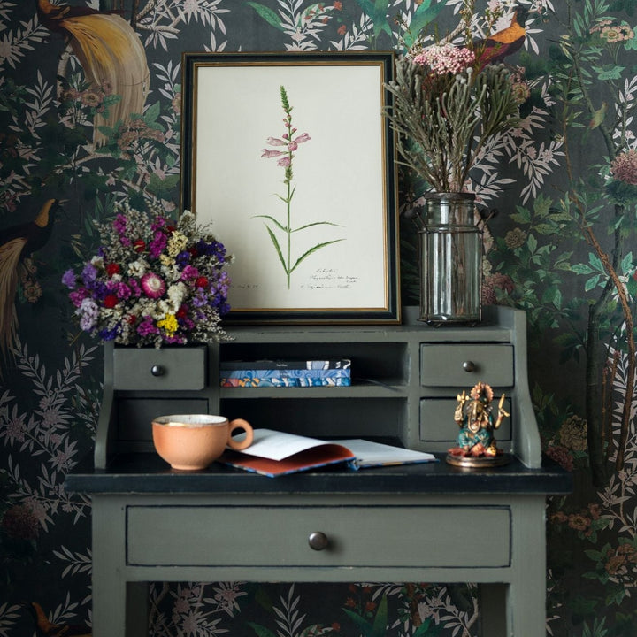 mind-the-gap-royal-garden-grey-wallpaper-transylvanian-manor-and-royal-garden-collections-birds-foliage-statement-maximalist-interiors