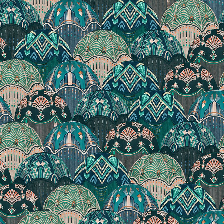 brand-mckenzie-silk-shades-wallpaper-cerise-fringed-lamp-shade-teal