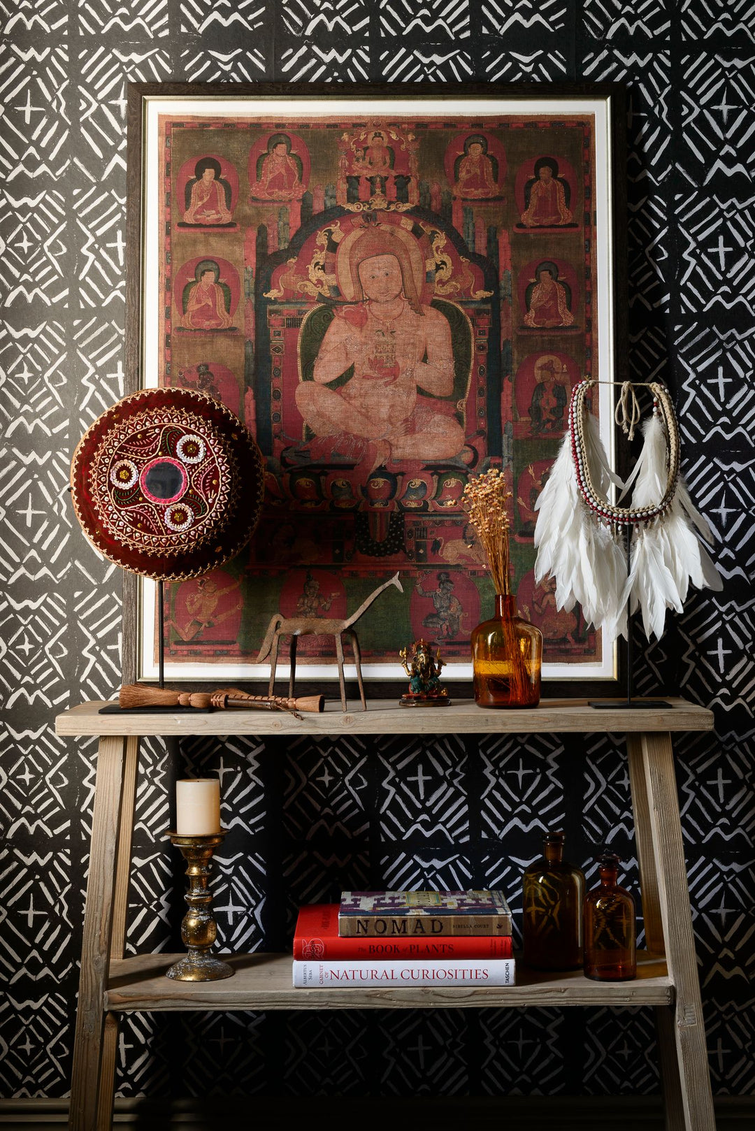 mind-the-gap-portrait-of-jnanatapa-wall-art-framed-artwork-home-of-an-eccentric-man-collection-tibetan-culture-room